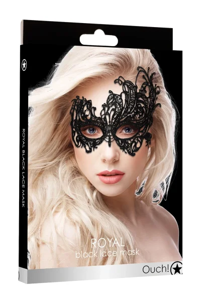 Royal Black Lace Mask
