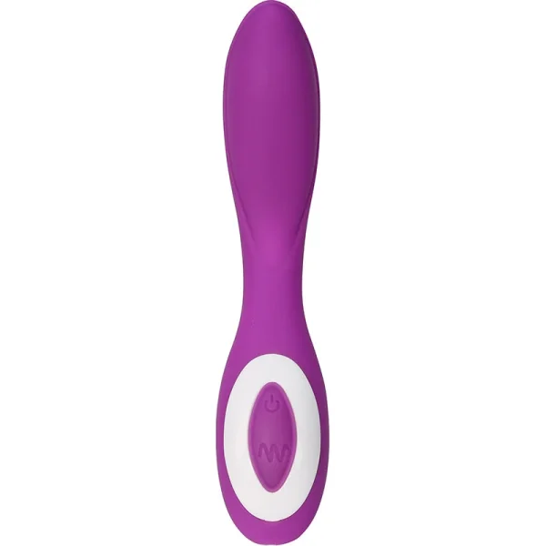 Wonderlust Serenity Rechargeable Silicone G-Spot Vibrator - Blue