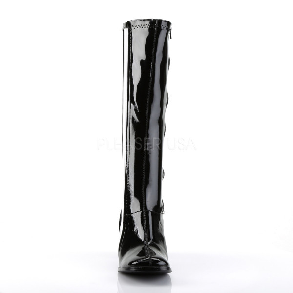 3 inches Block Heel, Gogo Boot, Str. Pat & TPU, Side Zip — image 6 of 8