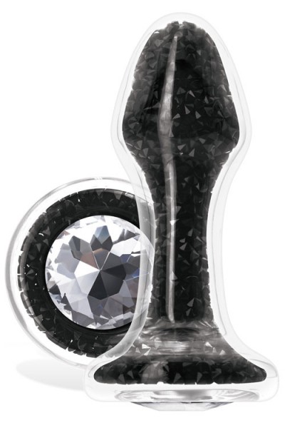 nsnovelties Swarovski Crystal & Glass 3.7" Butt Plug