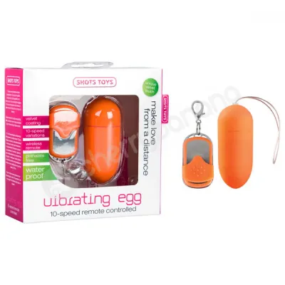 Shots Toys Orange Vibrating Egg