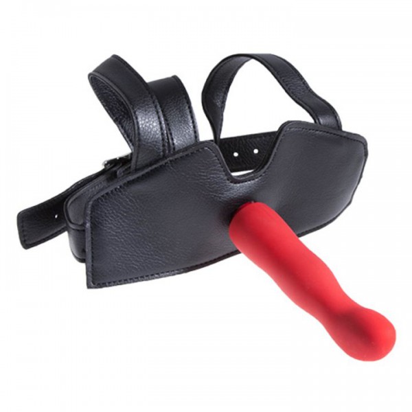 Silicone Dildo Strap-On Gag - 5.5 Inch