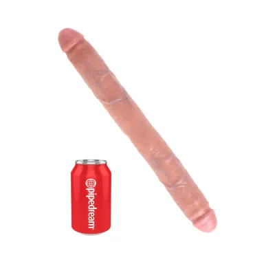 Thick Double Dildo 16 inch Beige