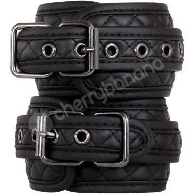 Adam Eve Eve s Fetish Dreams Black Ankle Cuffs Padded Restraints