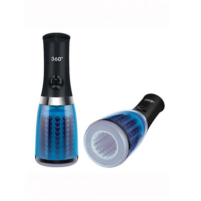 Zolo 360 Rotating Masturbator Blue