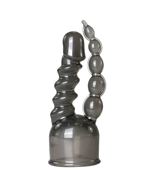 Easytoys Big Double Wand Attachment - Black