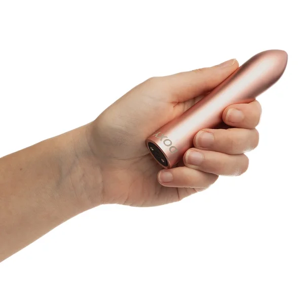 Doxy Bullet Rechargeable Waterproof Aluminum Vibrator - Rose Gold