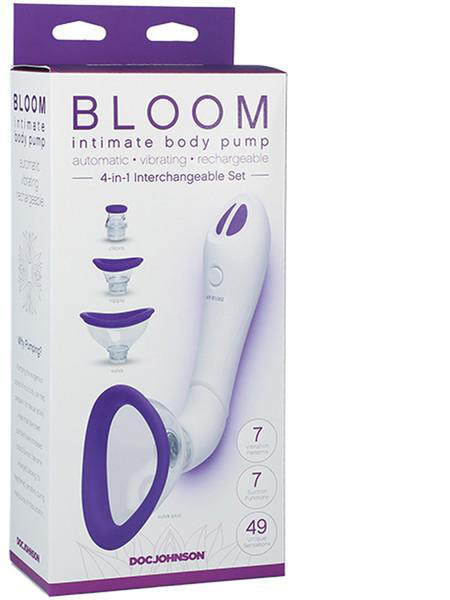 BLOOM Automatic Vibrating Pump Rechargeable by Doc Johnson