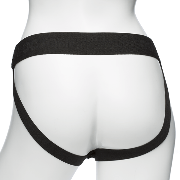 Doc Johnson Body Extensions Be Aroused Hollow Strap On System with with Vibrations & Remote Control