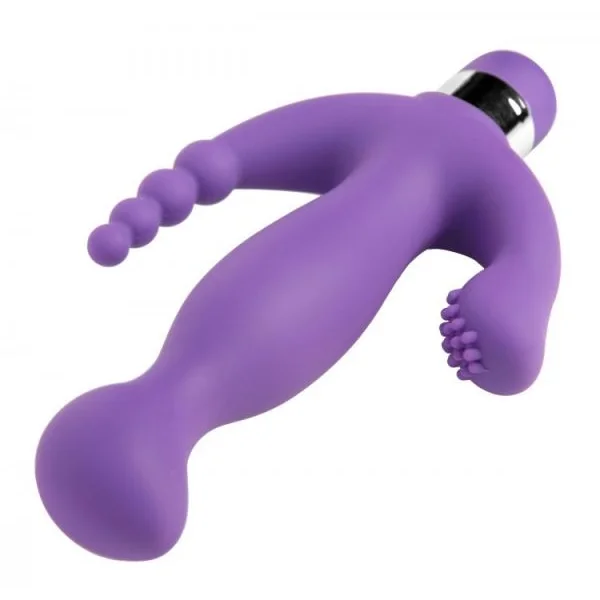 Amethyst 7 Mode Triple Stimulation Vibe Purple — image 5 of 6