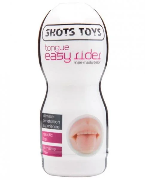 Easy Rider Tongue Mouth Male Masturbator Beige