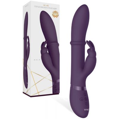 Vive Halo Rabbit Vibrator With Thrusting Ring