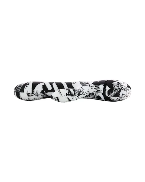 Hype Dual Wand Rabbit Vibrator - Black / White — image 5 of 13