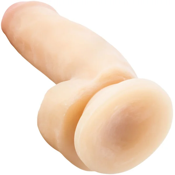 Au Naturel Fat Boy 7 Inch Sensa Feel Dual Density Dildo By Blush - Vanilla