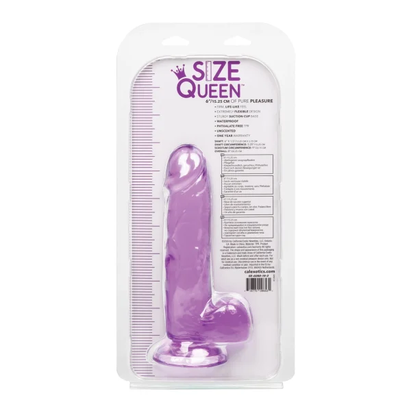 Size Queen 6 Inch - Purple