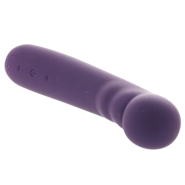 Midori Rechargeable Waterproof Silicone G-Spot Vibrator by VeDO - Deep Purple