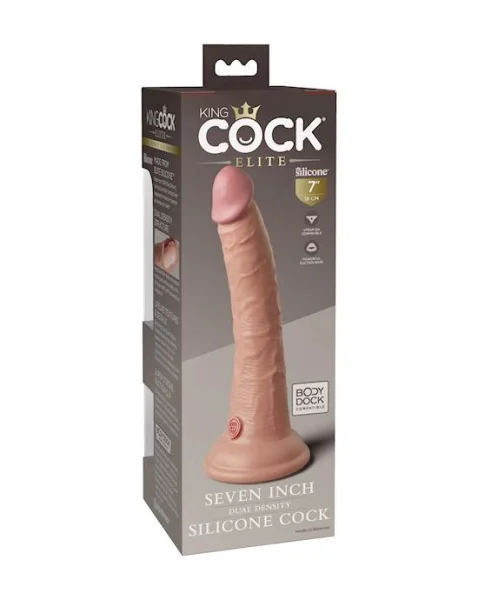 King Cock Elite Dual Density Silicone Dildo