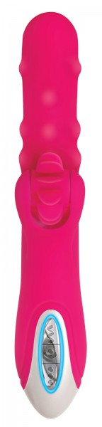 Spun 9'' Beaded Rabbit Vibrator
