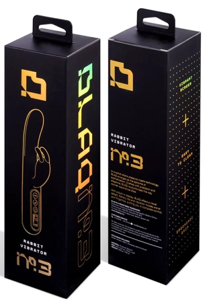 BLACQ 9" Digital Rabbit Vibratorr with Clitoral Teaser