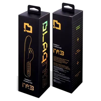 BLACQ 9 Digital Rabbit Vibratorr with Clitoral Teaser