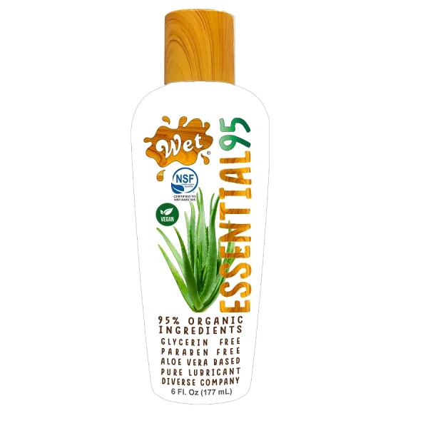 Wet Essentials 95% Organic Aloe Vera Based Lubricant