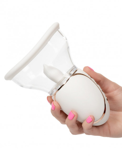 California Exotic Empowered Smart Pleasure Queen Suction Massager With Tongue