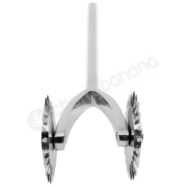 Sinister Steel Naughty Duo 2 Wheel Spiked Pleasure Pinwheel