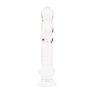 Lucent Pink Hue Glass Massager