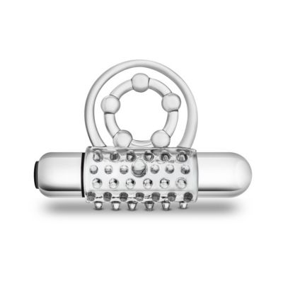 Blush Stay Hard Vibrating Super Clitifier Clear
