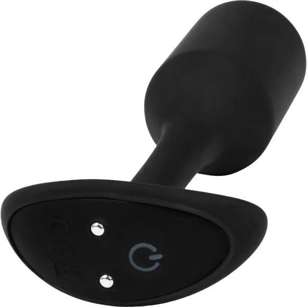 b-Vibe Vibrating Snug Plug Weighted Silicone Butt Plugs with Vibration 2 Sizes