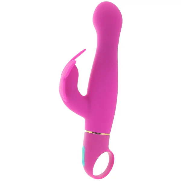 Aria Naughty AF 10-Function Silicone Dual Stimulation Vibrator By Blush - Plum