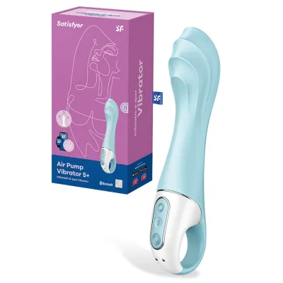 Satisfyer Air Pump 5 8 Inflatable G Spot Vibrator with App Control