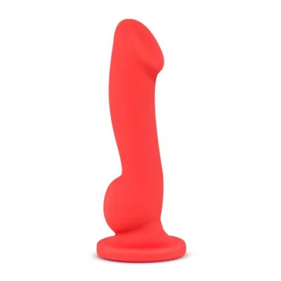 Nude Impressions 03 Vibrating Dildo Red