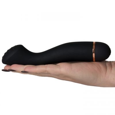 Bondara Black Silicone 20 Function Textured G Spot Vibrator