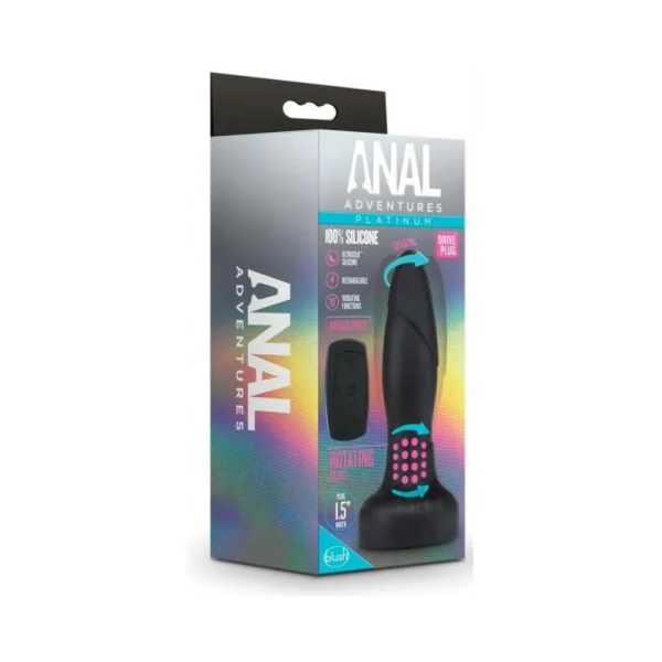 Anal Adventures Platinumdrive Plug Black — image 4 of 9