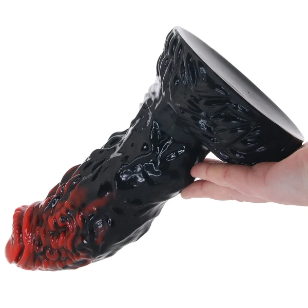 Vulcan 8.75" Silicone Suction Cup Dildo With Balls By Creature Cocks