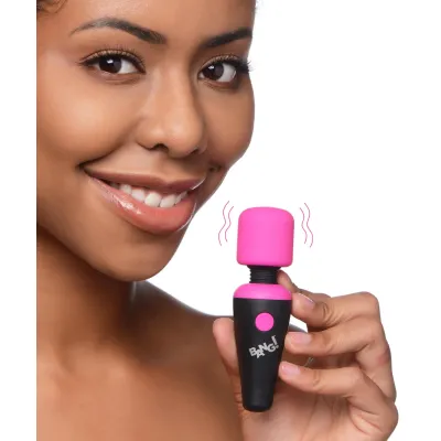 Bang 10x Vibrating Mini Silicone Wand Pink