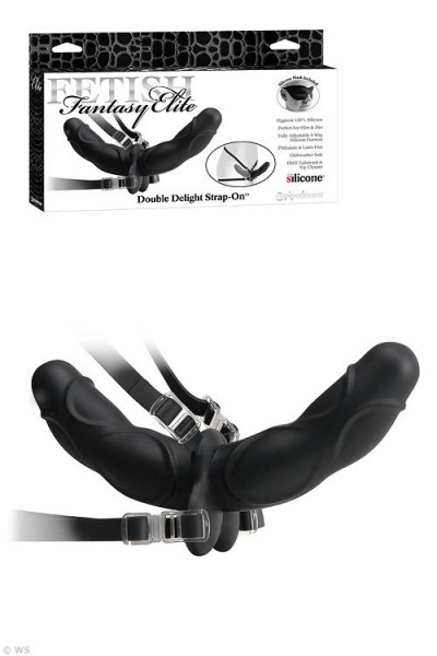 Pipedream Elite 10" Double Delight Strap-On