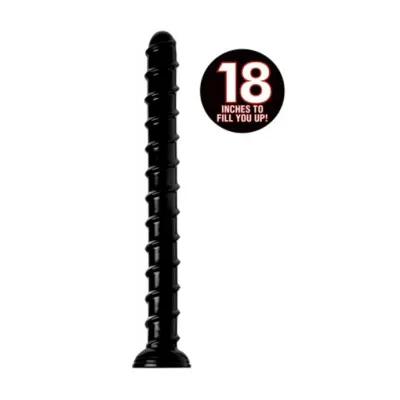 Swirl Hose Long Black 18 Inch