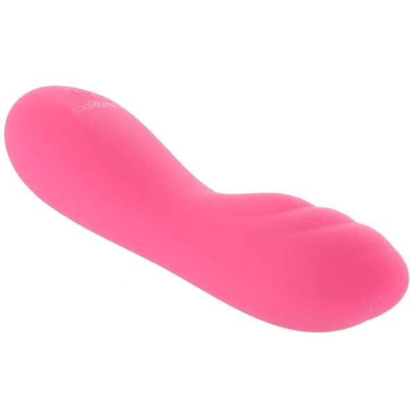 Liquid Silicone Pixies Ripple Rechargeable Waterproof Vibrator By CalExotics - Pink