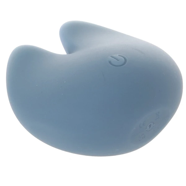 Mod Curve Rechargeable Waterproof Silicone Clitoral Stimulator By CalExotics - Blue