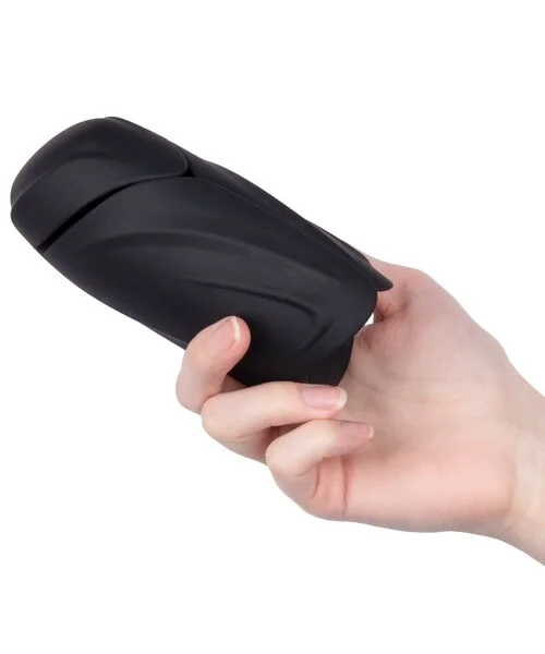 Bondara Flex Black Silicone 10 Function Vibrating Masturbator — image 6 of 6