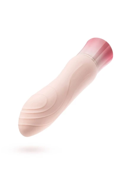 Oh My Gem Elegant Rechargeable Waterproof Silicone Warming Vibrator By Blush - Morganite Pink