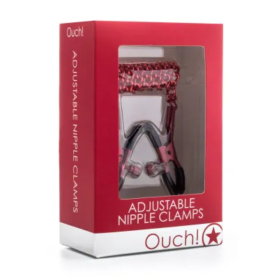 Adjustable Nipple Clamps Red