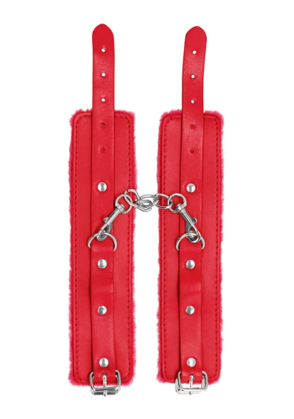 OUCH! Plush Leather Hand Cuffs