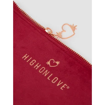 High on Love Red Velvet Bag