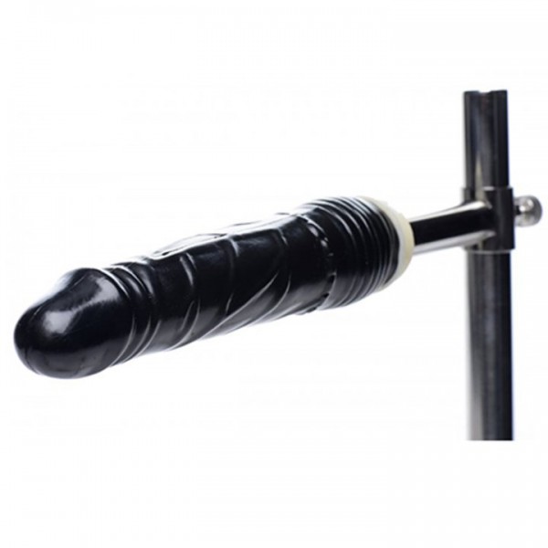 Master Series Imprisoned Metal Stockade with Dildo – 7.5 Inch — image 5 of 6