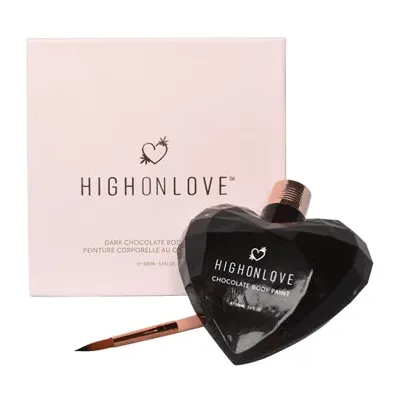 High On Love CBD Edible Body Paint Dark Chocolate