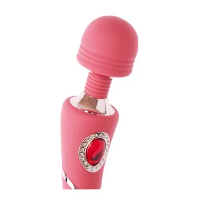 Share Satisfaction Sana Luxury Gemmed Wand Pink 9 5 Inch