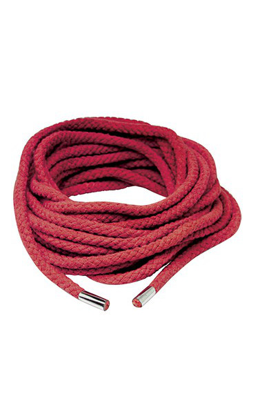 Japanese Silk Rope - Red - Kinky BDSM Toys